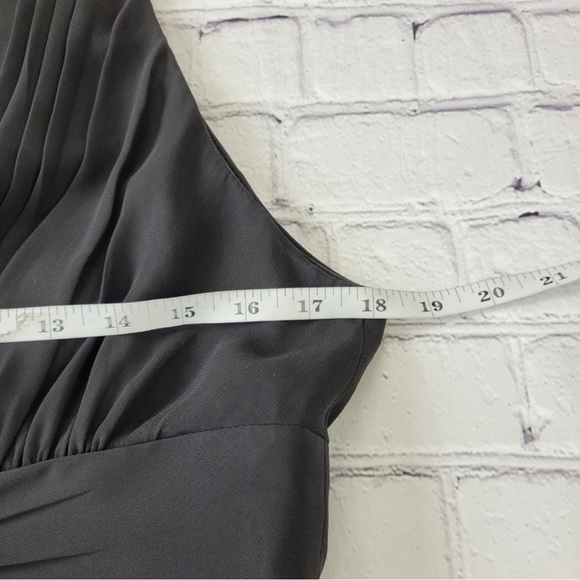 Rena Rowan Chiffon Black Cocktail dress sleeveless size 14 - Picture 6 of 11